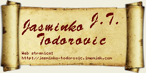 Jasminko Todorović vizit kartica